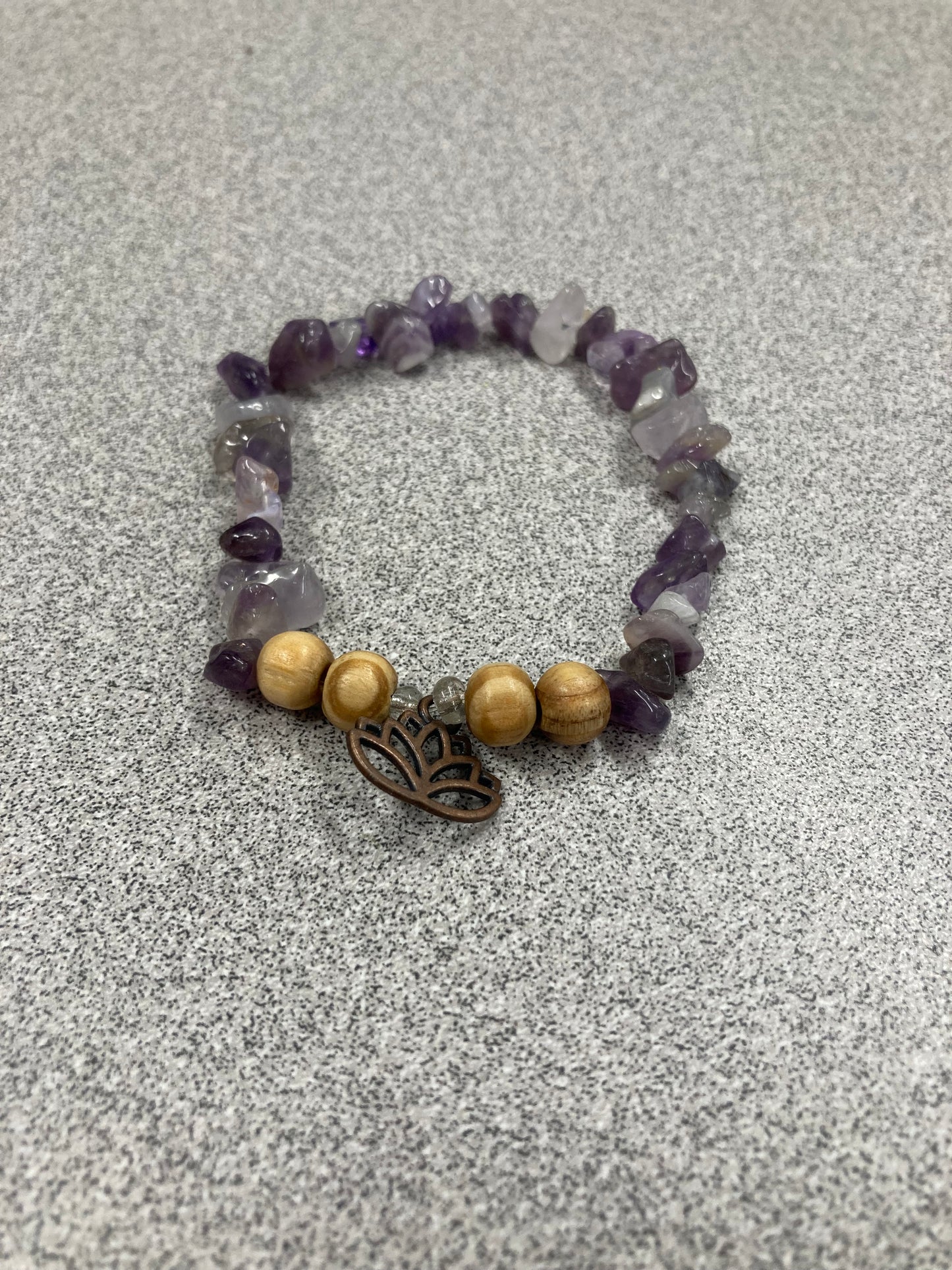 Irregular Amethyst Bracelet